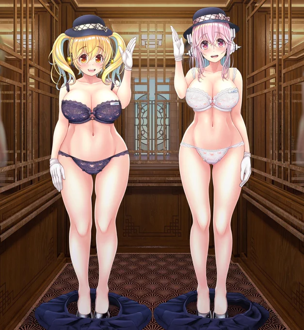 6階、婦人下着売り場です 