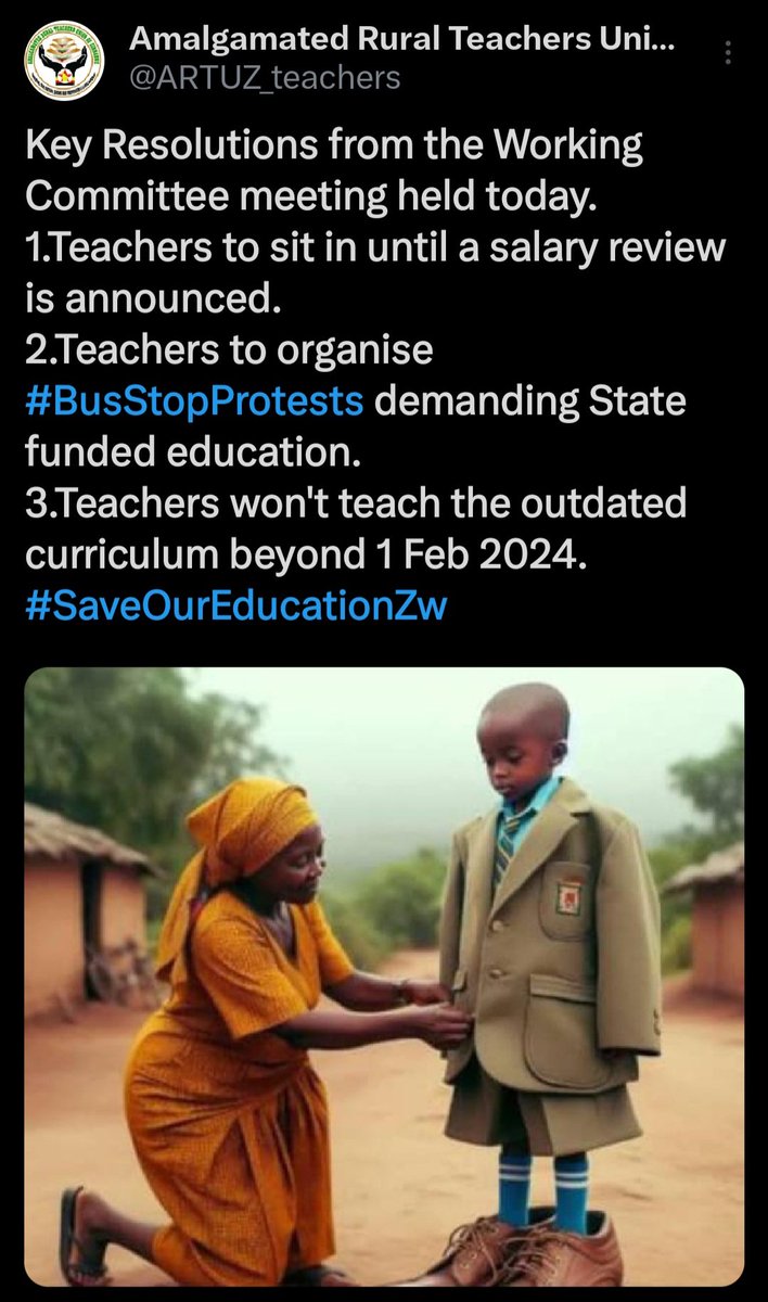 Adrenaline on call! Education for all and sustainable education remains the key shoutout call. Teachers should not be taken for granted because they serve as the foundation for many vocations. We remain steadfast in our support for teachers. #BusStopProtests #SaveOurEducation