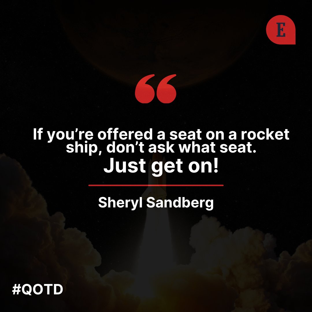 Entrepreneur's tweet photo. If you get the opportunity, take it! 🚀

#qotd #seizethemoment https://t.co/DWv8FMXtJ8