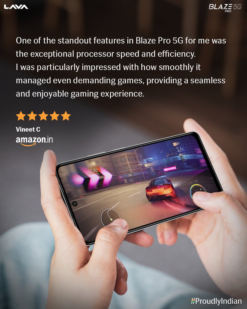 LavaMobile's tweet photo. Impressive processor, speed and efficiency are clearly topping the charts for Blaze Pro 5G, and winning everyone over.
#BlazePro5G #Kingof5G #LavaMobiles #ProudlyIndian https://t.co/girIjV8qMv
