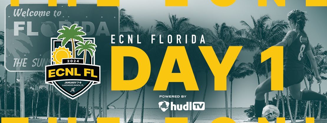 ECNL Florida Day 1️⃣
📍Lakewood Ranch, Fla.
📆 ecnl.info/48n5T16
📱 apple.co/3c26eeI
👀 ecnl.info/live
#️⃣ECNLFL