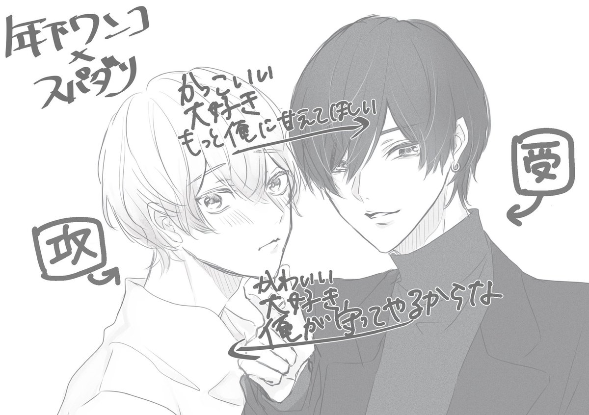こういう、かわいいのにいざという時漢な攻めとこいつは俺のだけど?な男前受けだーーーーーいすき 