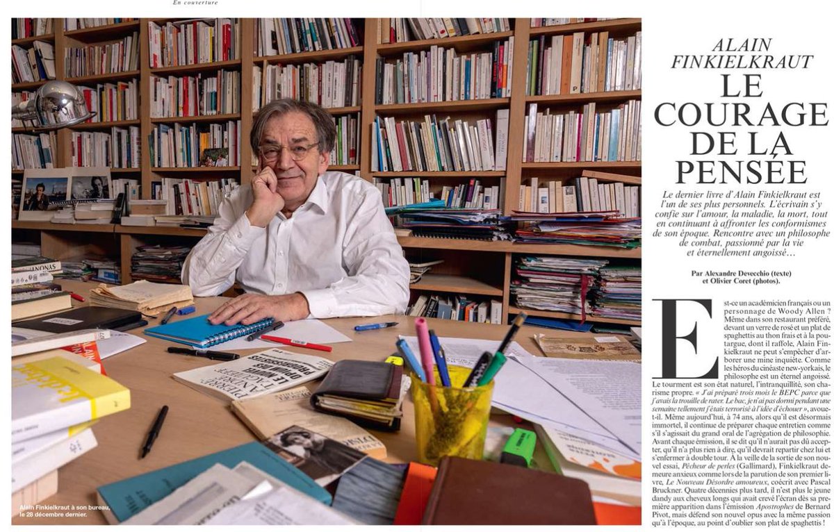 Alexandre Devecchio on X: Tout ce que vous avez toujours voulu savoir sur  Alain Finkielkraut sans jamais oser le demander. En kiosque dans le nouveau  @FigaroMagazine_ , mais aussi en ligne sur @