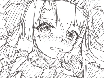 描いてるやつの顔だけ 