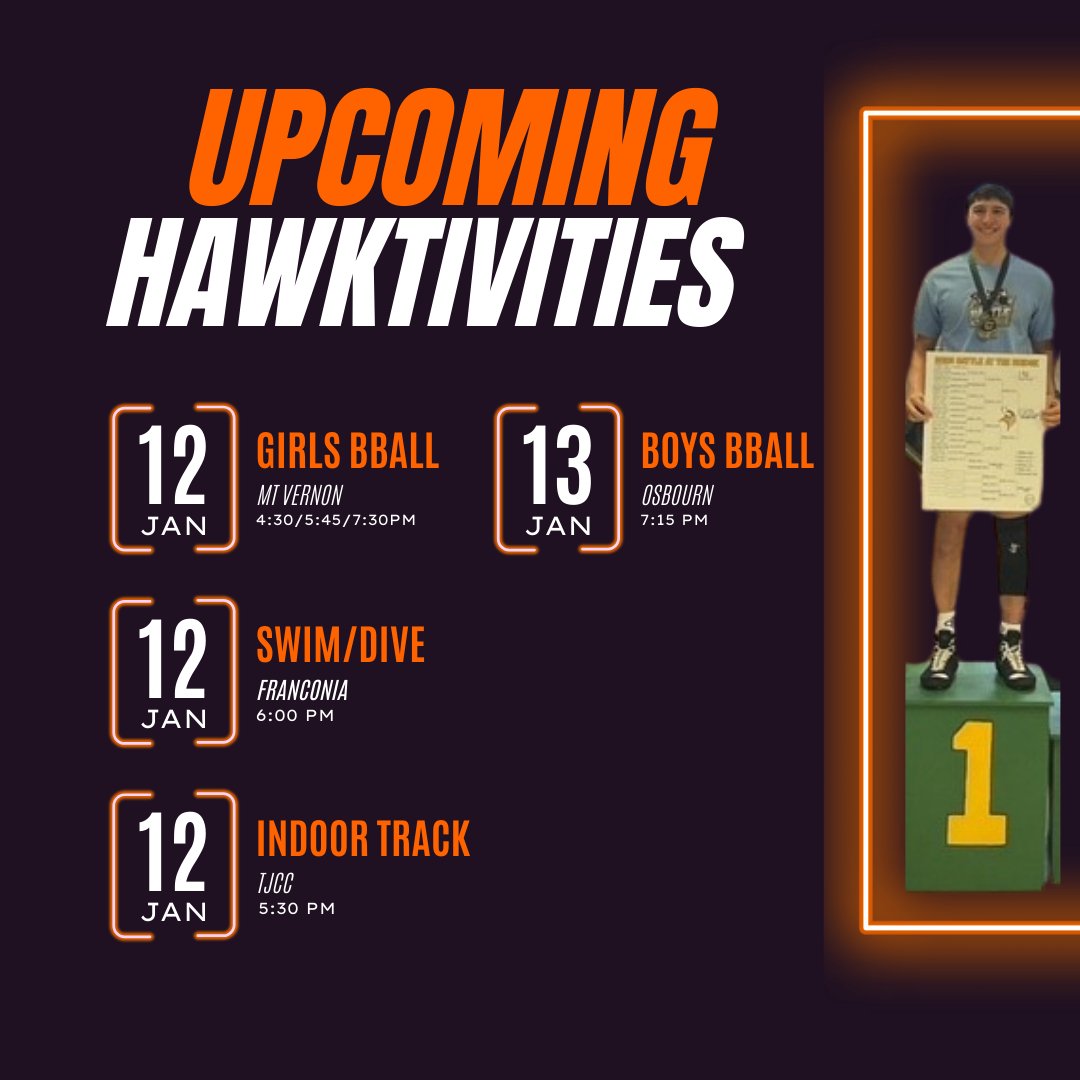 hayfieldsports's tweet photo. Big Week this week!!! https://t.co/dLeNfS4vyV