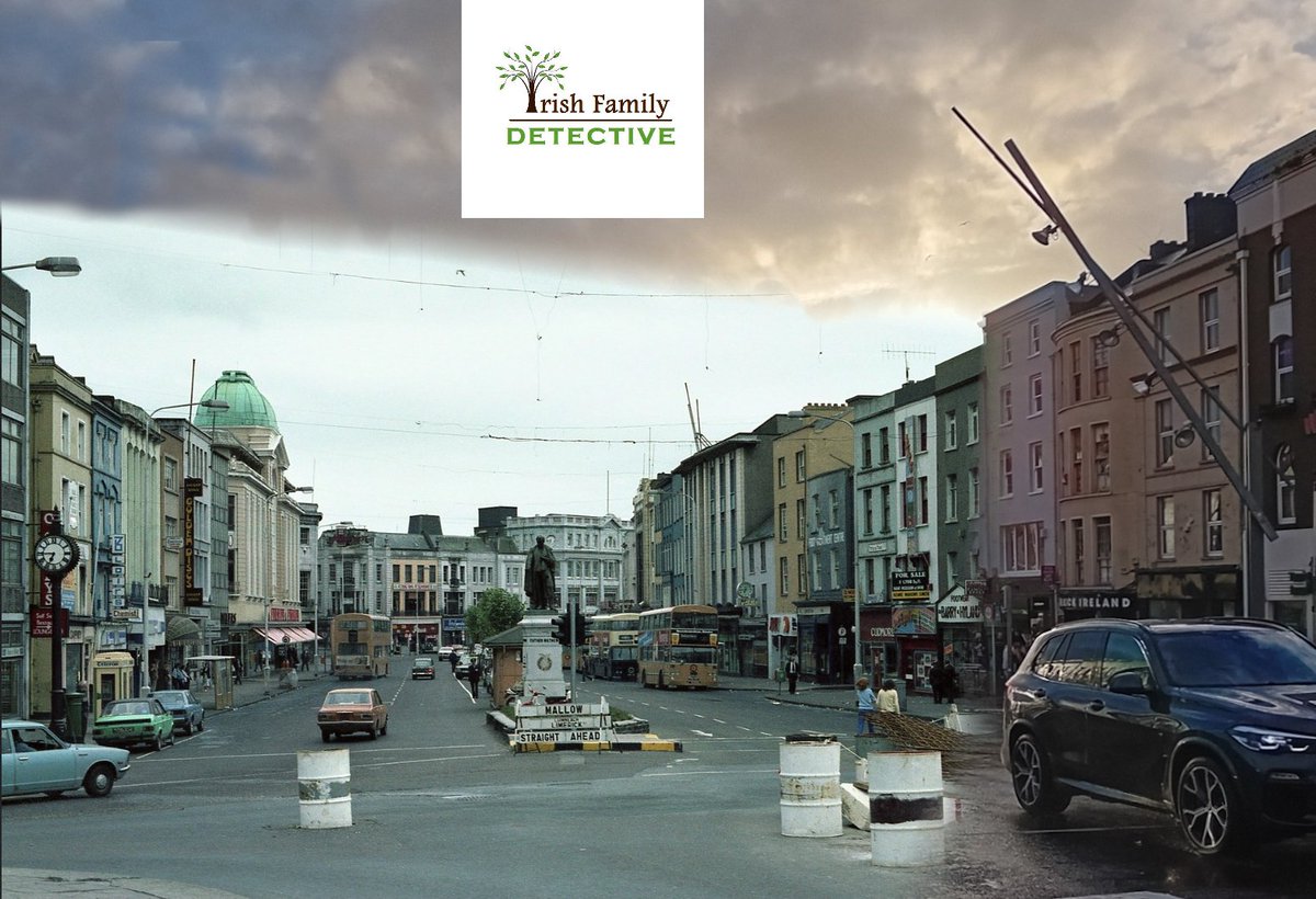 Timewarp of Patrick's Street #Cork then (1981) and now (2023) #LoveCork #PureCork #CorkLike #TimewarpCork Old📸Neil Smith
irishfamilydetective.ie/timewarp