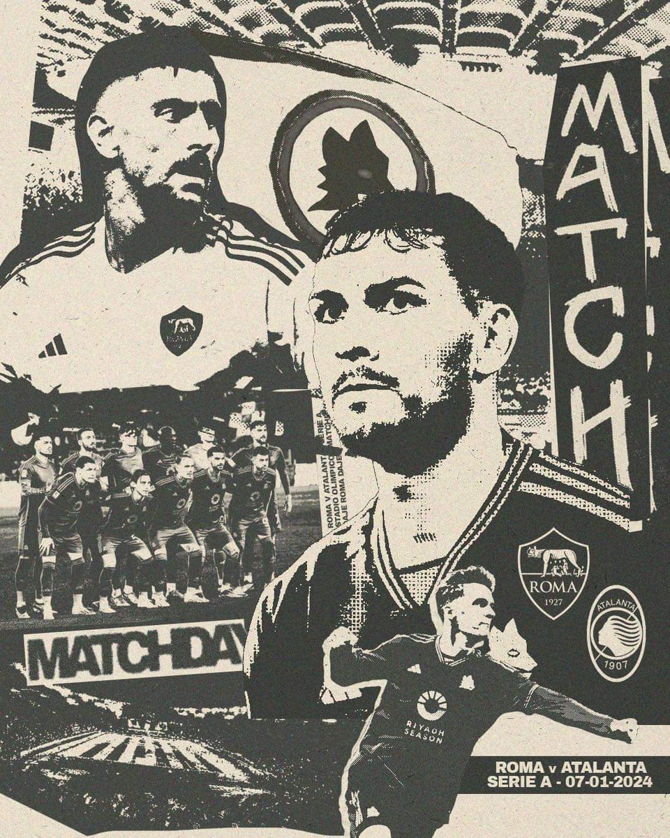 safodbold's tweet photo. 🟨 MATCHDAY 🟥
🏟️ 20:45, #RomaAtalanta 🐺
🔥 DAJE ROMA DAJE! 🔥
📺 @TV2PLAY 
🗣️ @bongoramasport
👄 @signalsportdk
🔖 @safodbold #sadk https://t.co/wh41eZH9mt
