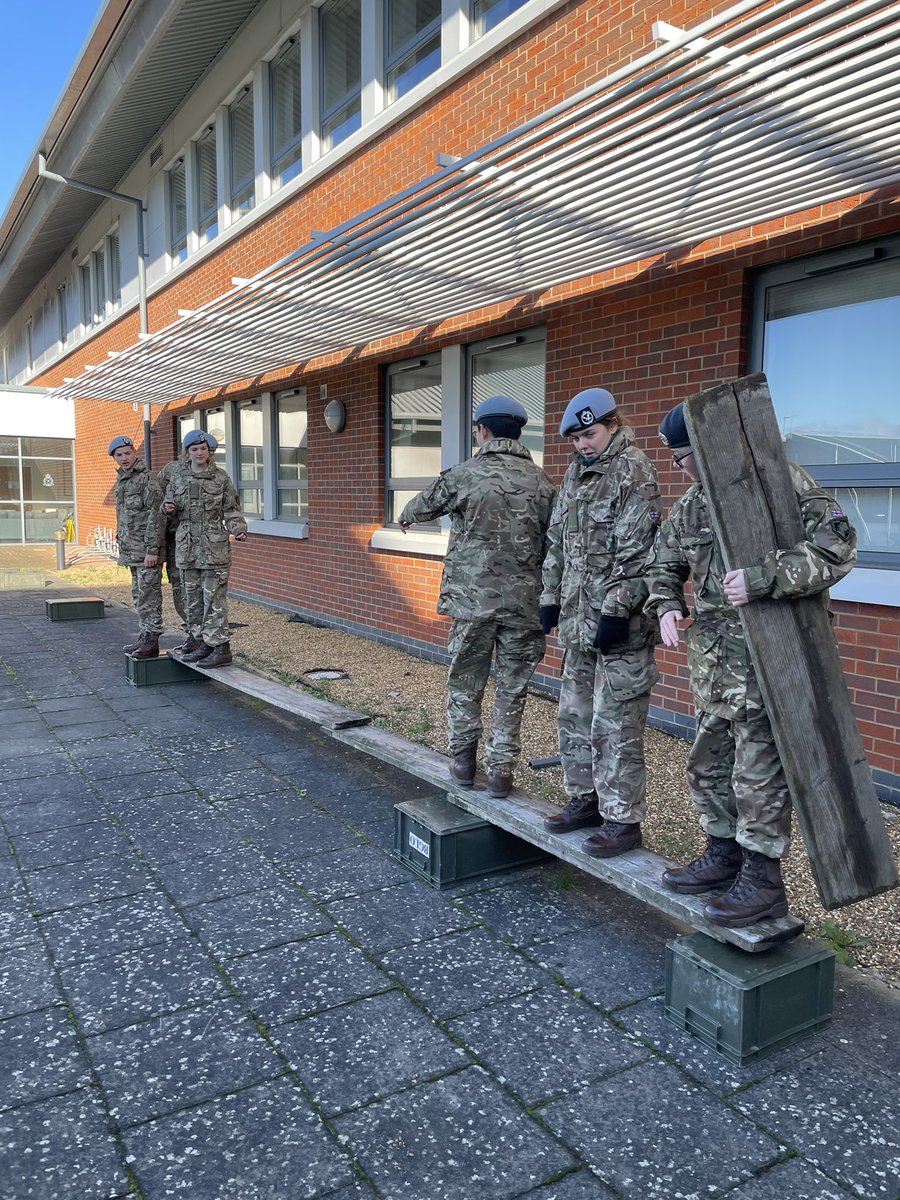 We’re at RAF Northolt this weekend working on leadership with our cadets. Some excellent command tasks completed, a case study on Air Chief Marshall Dowding and a visit to the incredible @BofBBunker