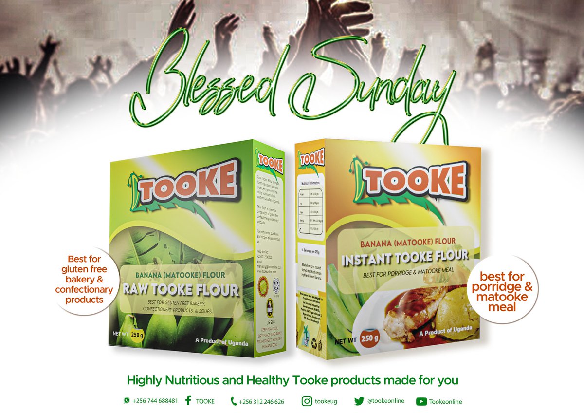 tookeonline's tweet photo. #Tooke
#TookeBread
#GreenBananaValueAddition
#GreenBananaFlour
#GlutenfreeFlour
#Baking
#ProudlyUgandan
#ExploreDiscoverTasteUganda
#UGconnect https://t.co/j8wkEz2qPZ