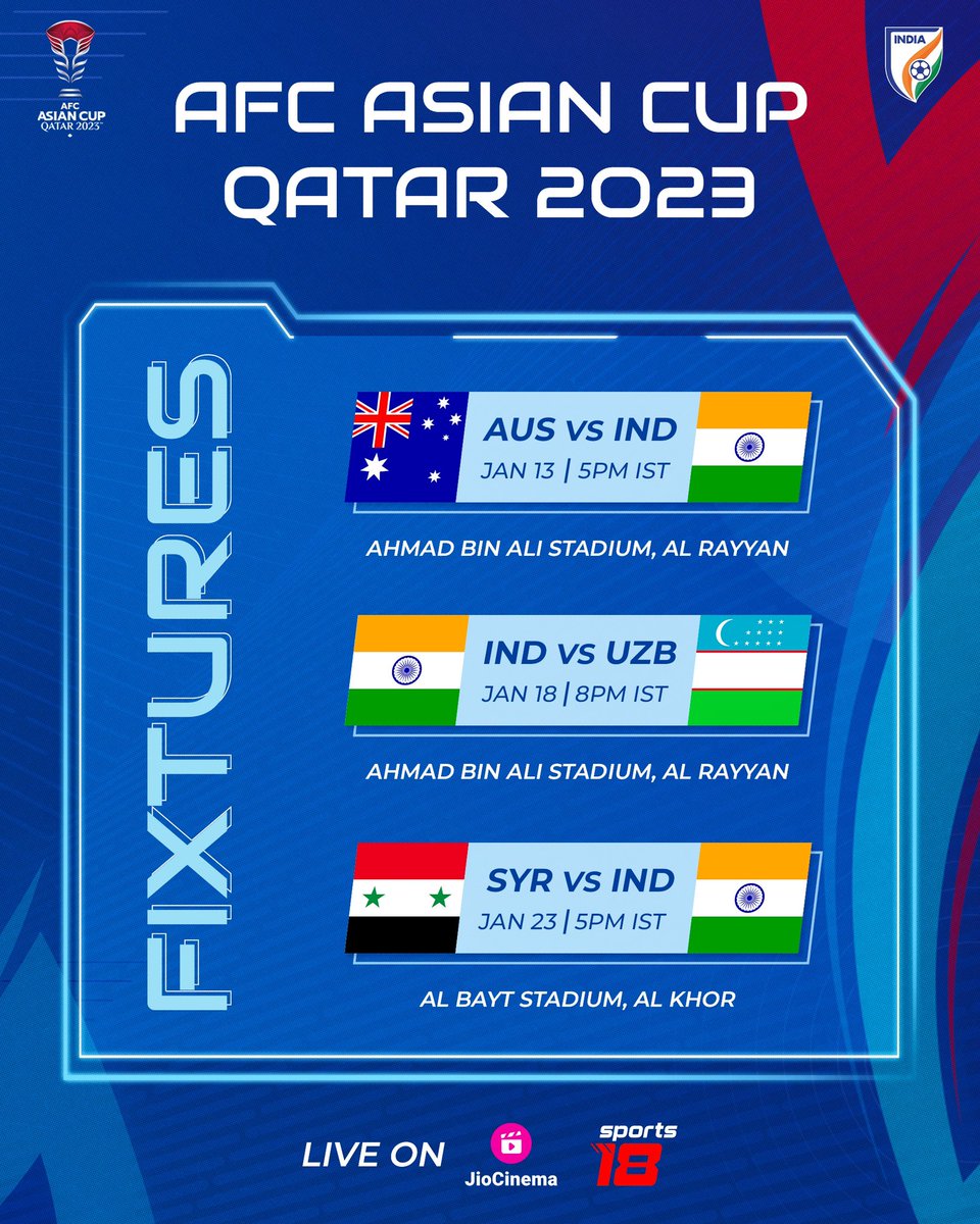 Murali_is_here's tweet photo. We also bleed blue for the nations.
But we never garnered any media attention till now. #IndianFootball #AsianCup2023 #BlueTigersinAsia https://t.co/hnNn02J5vI