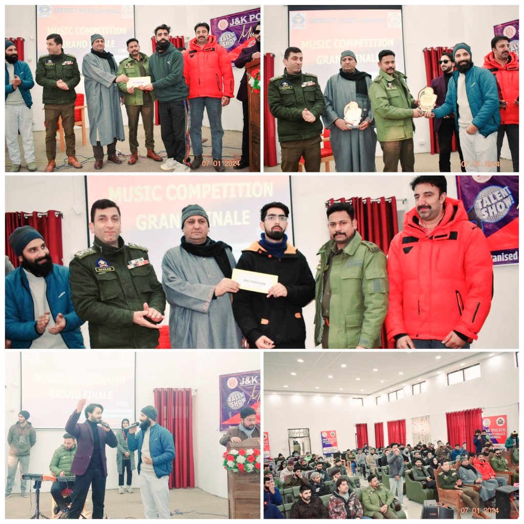 Under Civic Program; #GanderbalPolice organised Music/Singing Competition at the Auditorium Hall of Govt. Degree College Ganderbal. The event was participated by the Singers and Musicians who entertained the audience with their enthralled performances. The event was chaired by…