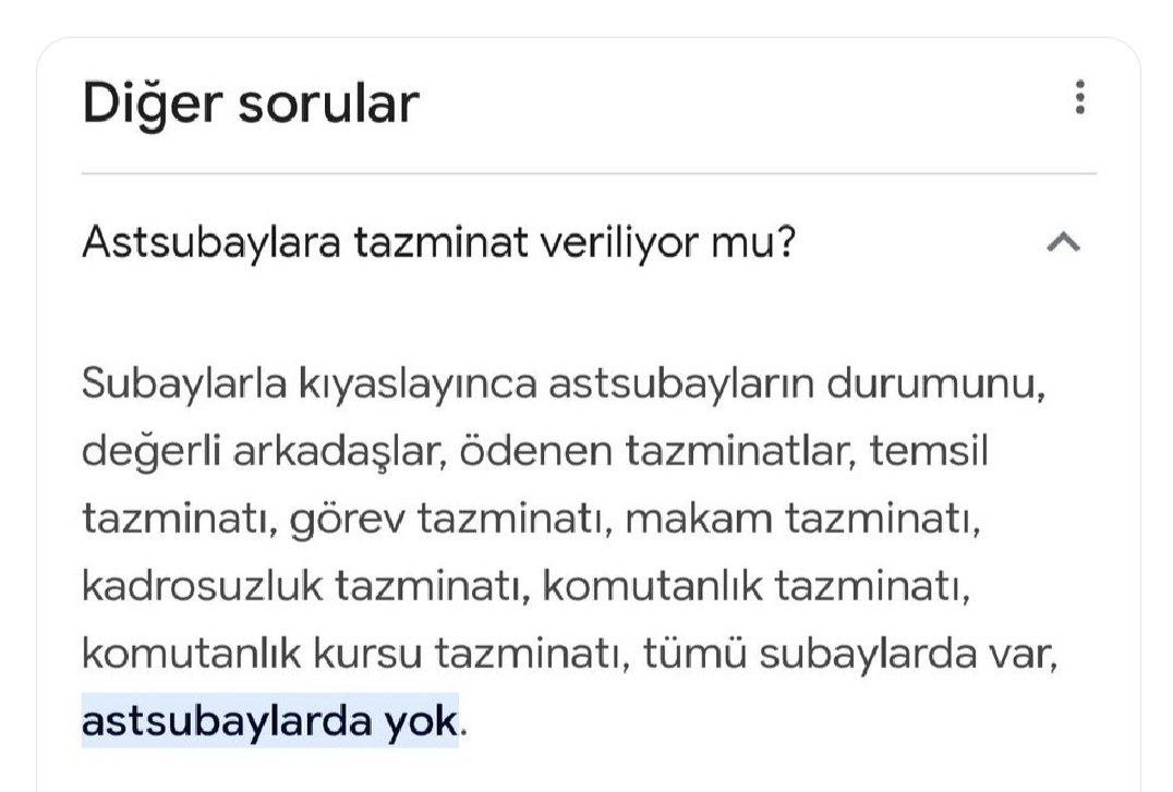 #AstsubaylaraTazminat Google bile sorduğunuzda haksızlığı biliyor.Sizler görmek,bilmek ve vermek istemiyorsunuz.İlahi adalet bir gün tecelli edecektir.@RTErdogan @FOXhaber @Sozcu @ShowTV @ntv @TBMMresmi  @Akparti @atvcomtr @ShowTV @HerkesicinCHP @startv👎👎👎👎👎👎👎👎👎👎