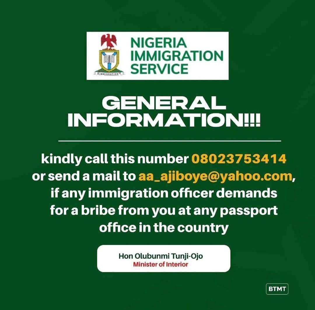 MayorCanTalk's tweet photo. @nigimmigration 
Dear Nigerian Immigration, while recognizing and applauding the initiative of the Service advertised in the post below, there are a number of ethical concerns that however must be addressed. (Continued in comments) https://t.co/U171m9aT8v