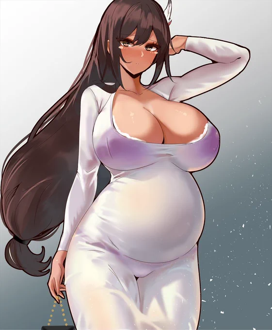 dongtan style サウスダコタ年末初売りに張り切って買い出しに行く妊婦サウスダコタ#アズールレーン #アズレン 