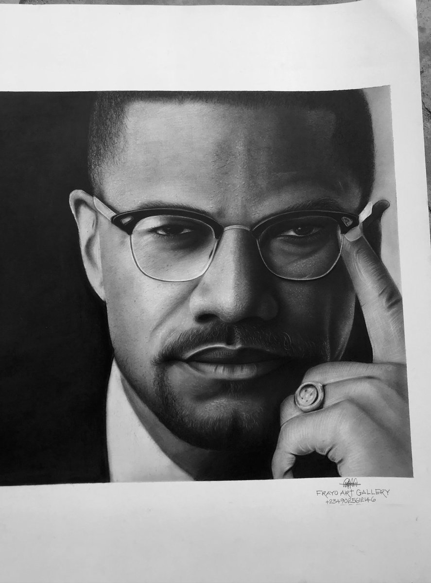 frayoart's tweet photo. My drawing of @MalcolmX @Xander545454
@MalcolmXQuote https://t.co/Znfm8HMxI2