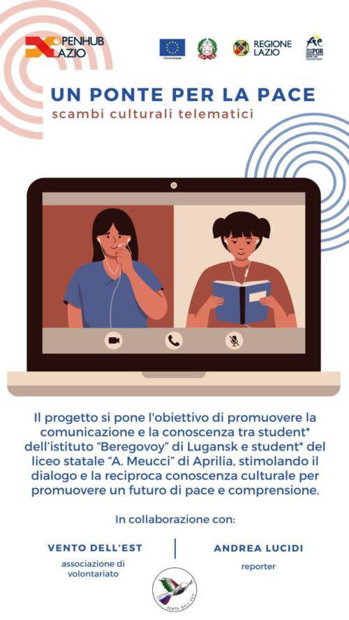 matteohallissey's tweet photo. Poche settimane fa l’associazione Vento dell’Est, la stessa del tour di eventi filorussi, promuoveva uno scambio tra un liceo in provincia di Latina e uno in Lugansk, occupato da dieci anni dai russi. Tutto questo PROMOSSO DALLA REGIONE LAZIO, all’interno del progetto “OpenHub Lazio”, in collaborazione con Andrea Lucidi. 

Il post è del 19 dicembre ed è sparito poco fa dai profili di Vento dell’Est. Ma ci rendiamo conto? “Un ponte per la pace” che non è altro che un ponte per la resa del popolo ucraino. Ecco cosa si insegna agli studenti, con la promozione di Regione Lazio.