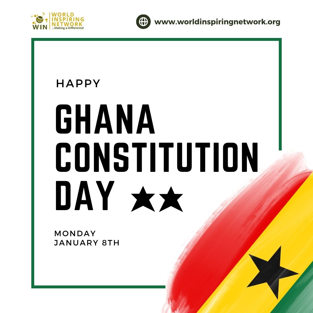 worldINetwork's tweet photo. Every Ghanaian, a guardian of the Constitution. Happy #GhanaConstitutionDay! Let's understand our rights, respect the law, and build a nation we can all be proud of. #OneNationOneGhana #WorldInspiringNetwork https://t.co/AxEcIdSF9w