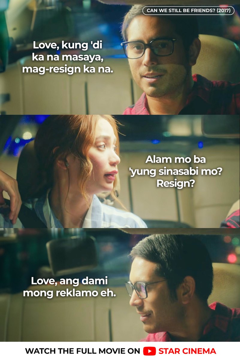 Nagreklamo lang naman😏

Watch 'Can We Still Be Friends?' FREE FULL MOVIE here: youtu.be/HfgZPr64R0g?si…

#CanWeStillBeFriends #ArciMuñoz #GeraldAnderson