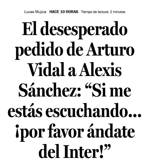 marifcinter's tweet photo. #Vidal, accorato messaggio per Alexis #Sanchez: "Alexis, se mi stai ascoltando per favore vattene dall'Inter. Non sarebbe mai dovuto tornare all'Inter, gliel'ho pure detto. Doveva andare in un club dove potesse divertirsi a giocare, dove essere amato dalla gente ma lui è un testardo. Lautaro? Un buon attaccante ma come fa a non giocare Sanchez nell'Inter? Gioca Mkhitaryan e non Alexis, io veramente mi voglio uccidere a pensare una cosa del genere. Mi fa rabbia, Alexis è troppo forte. Preferirei vederlo al River che all'Inter. Deve andare a giocare, dove può divertirsi, dove lo vogliono davvero. Lui è felice solo se gioca, così non è felice. E i compagni all'Inter non sono migliori di lui ma l'allenatore non lo vuole e basta. Altrimenti come fai a farlo entrare a 9 minuti dalla fine? Che rabbia mi fa"