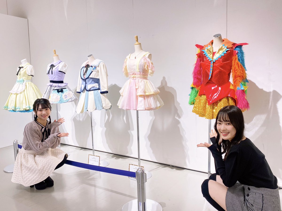 NMB48衣装展 に #青原和花 と #芳賀礼 がお邪魔しました💗 ＼ #NMB48