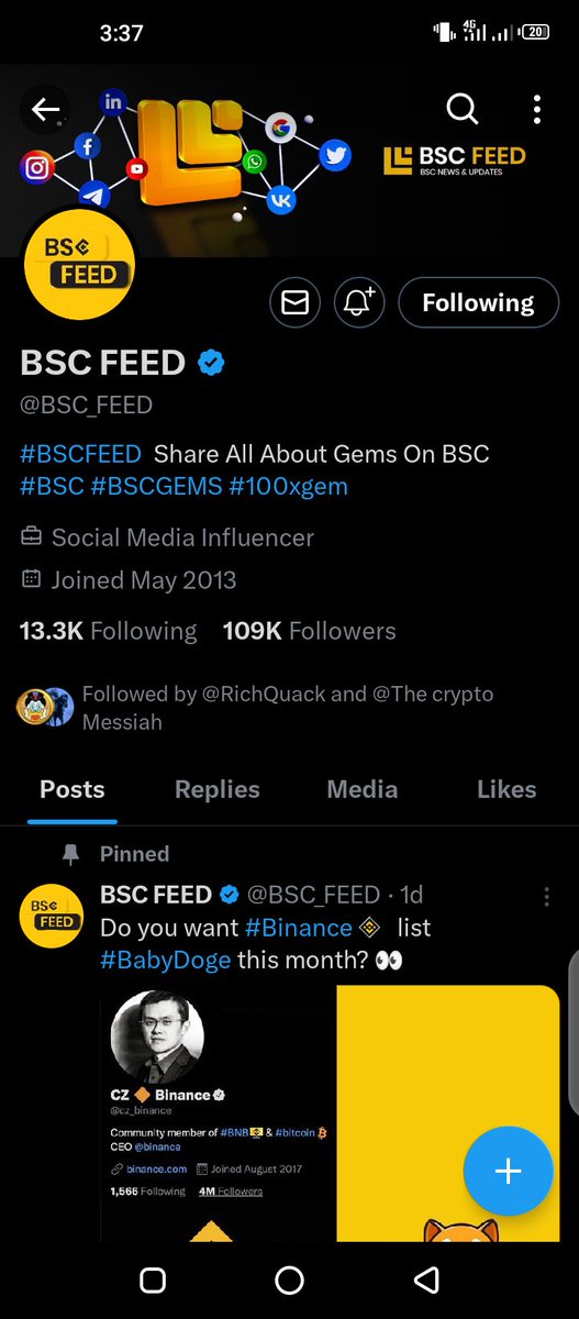 NorianCapital's tweet photo. @BSC_FEED 0xdE82910BACeba982d802fCc6F5bb2449105978F2 https://t.co/KPqhycQxIU