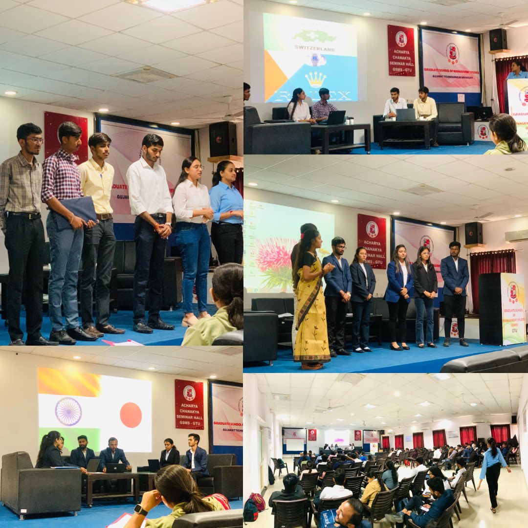 GsmsGtu's tweet image. Diving into the world of business etiquettes with an immersive role play by GSMS MBA(IB) first-year students. Learning professional skills. #RolePlay #ClassroomExperience