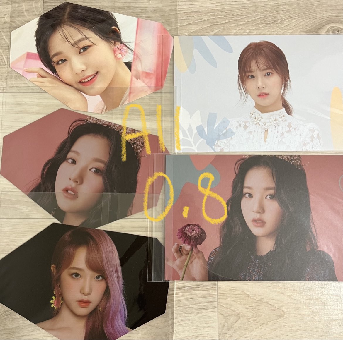 IZONE 아이즈원 조유리 김채원 사쿠라 최예나 야부키 나코 포카 판매 양도
일괄(all) 1.0
일괄 우대, 즉입만 연락주세요
하자 있을 수 있음, 예민하신 분 ❌
디엠주세요!!