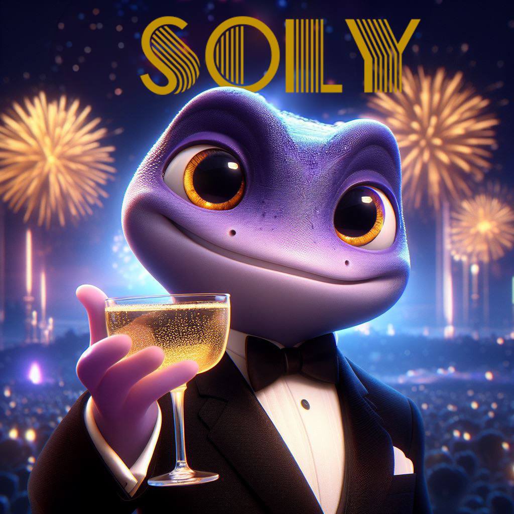 SolyOnSol's tweet photo. GM!
How is your new year going so far #Solamanders?
$SOLY #NewYearsResolution #Break10Million #BreakMemeCryptoVerse #CryptoNews #Solana #SOL https://t.co/RwFF2zjZbi