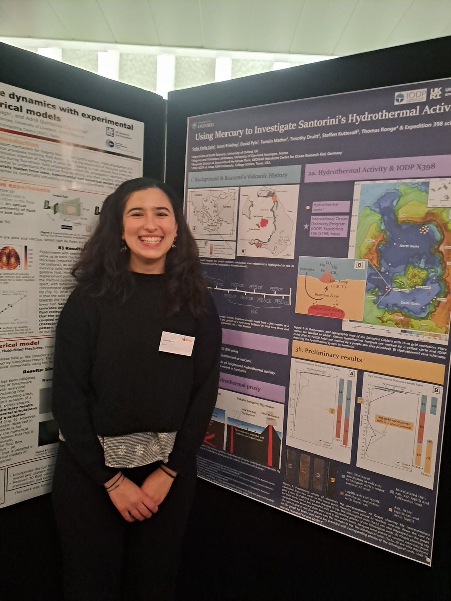 Thank you @vmsg_uk and @vmsg2024 ! My first conference and first poster on my preliminary research into Santorini's hydrothermal activity was a great experience, can't wait for more conferences and interesting conversations to come during the rest of my PhD!