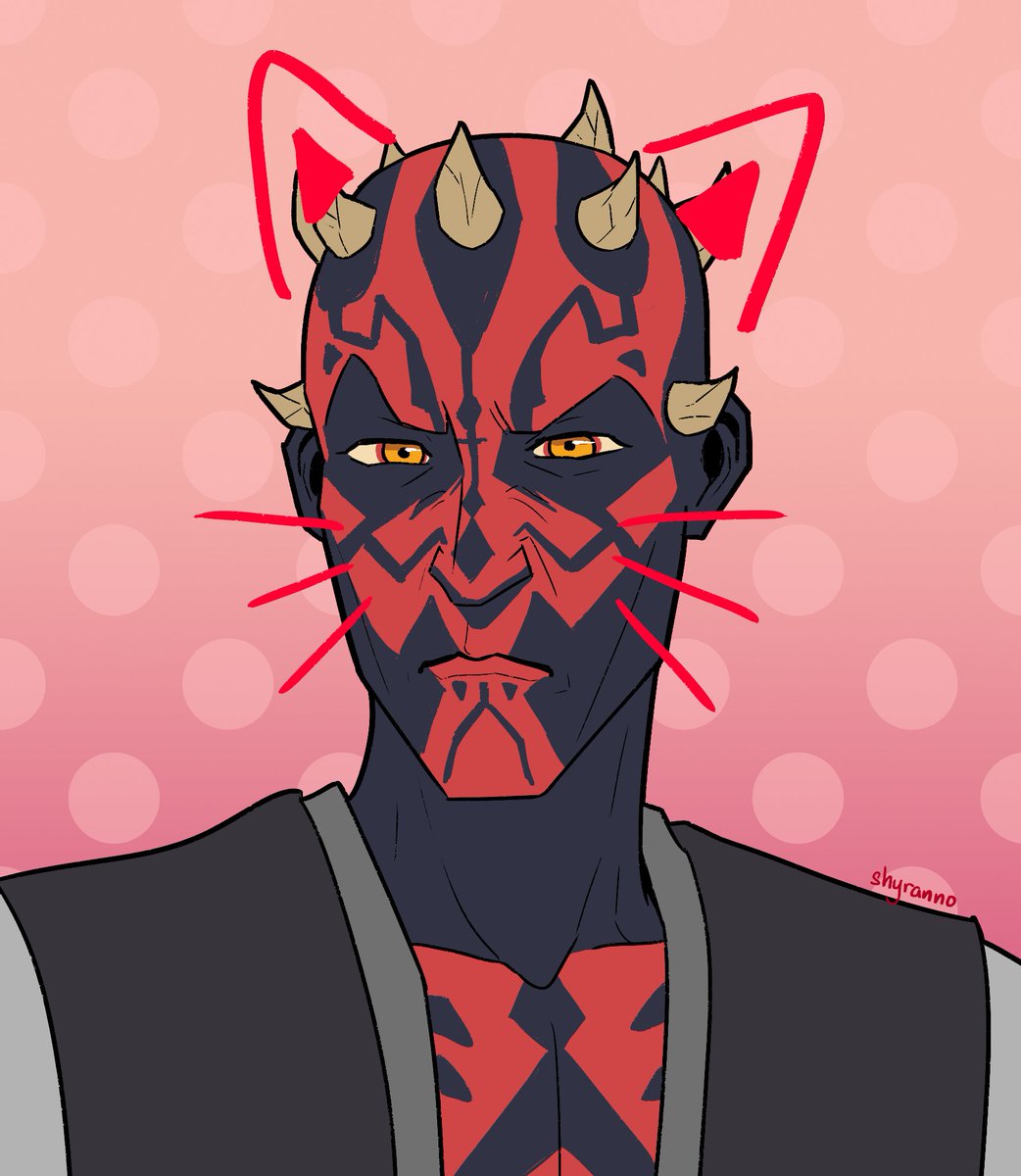 Shyranno's tweet photo. Day 1 of posting Maul art until I get hired by Disney to make official Maul content #StarWars https://t.co/o6Zju5CF0A