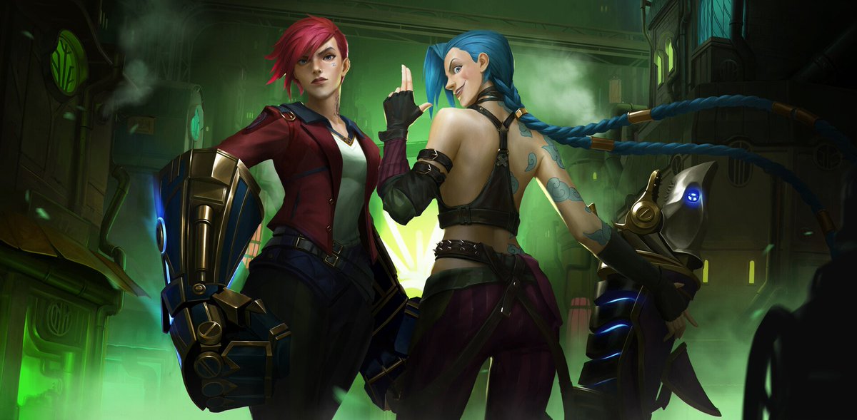 giangillus's tweet photo. My fanart for Vi and Jinx, spent a lot of time on it. Really looking forward to the upcoming Arcane 2.
https://t.co/Rowdrs0b3Y
#arcane #vi #jinx #powder #fanart #digitalart #artshare #noai #spashart #riot #lol #lor https://t.co/RvfN6bv9oZ