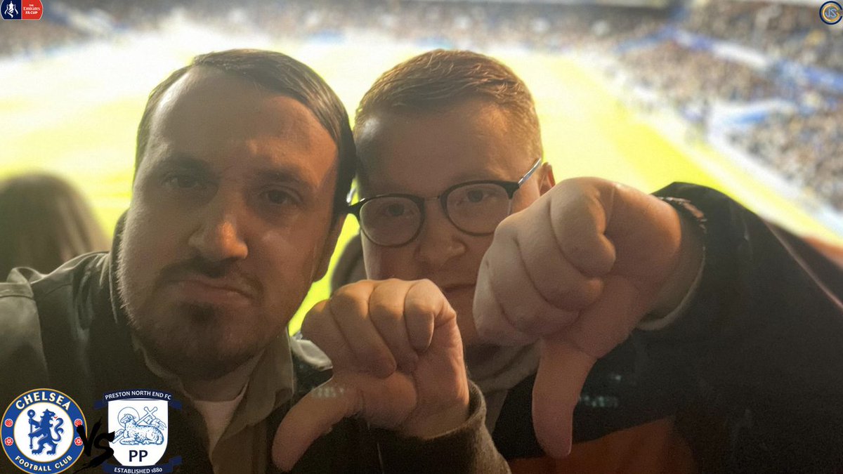 JSGCFootball's tweet photo. NEW Chelsea 4 - 0 PNE match vlog from yesterday away at Stamford Bridge as Preston got hammered and head out of the FA Cup but boy did the fans have a party before they went out!
Vlog here - https://t.co/6GXaMtHB9i
#pnefc #cfc @pnefc @ChelseaFC #CHEPRE #CHEPNE #FACup https://t.co/HANVcvfQCl