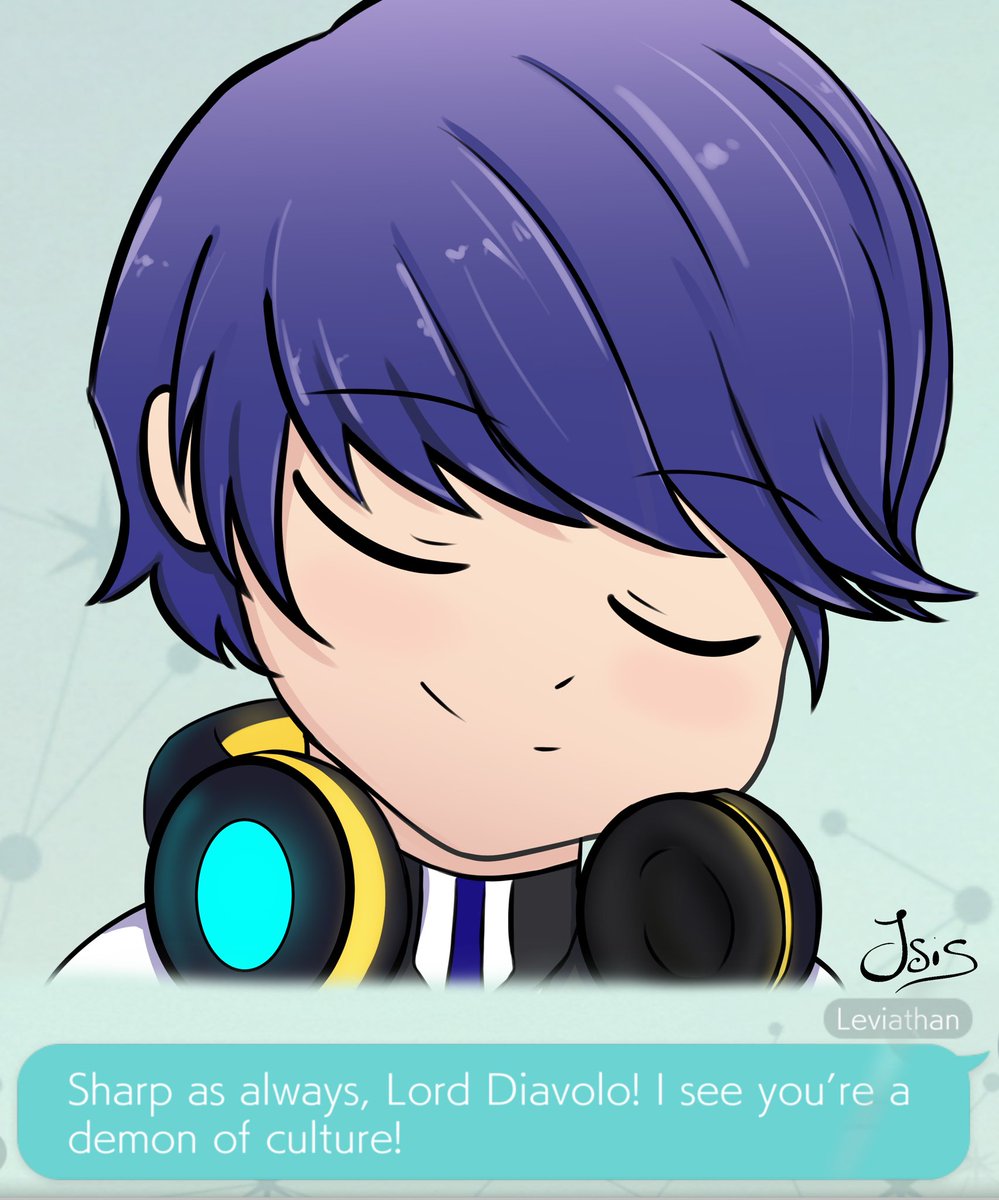 IsisTou's tweet photo. I see you’re a demon of culture as well !

I love when the game makes references to other stuff as memes, animes, etc <3

#obeyme #obeymeleviathan #obeymelevi #obeymediavolo #obeymedia #obeymeshallwedate #obeymememe #obeymefanart #obeymechat #meme https://t.co/BlCiPkNKPP