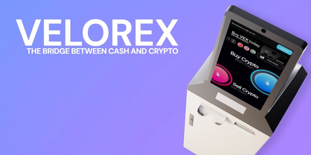 VelorexOfficial's tweet image. Unveiling the easiest onramp to the crypto world! In 2024, #CryptoATMs are not just ATMs; they're gateways for new enthusiasts. 🚀 Simplifying the journey into digital assets, these ATMs make buying, selling, and experiencing crypto seamless. Welcome to the future of financial