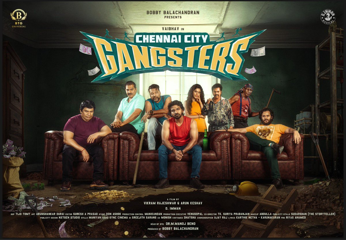 PRESENTING THE FIRST LOOK OF @BTGUniversal 's CHENNAI CITY GANGSTERS.