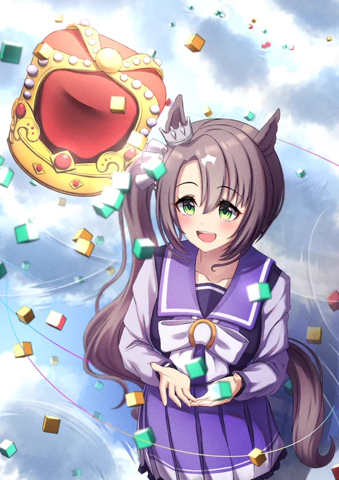 #三連休はフォロワーが増えるよろしくお願いします!グラスちゃんは急いで描きます! 