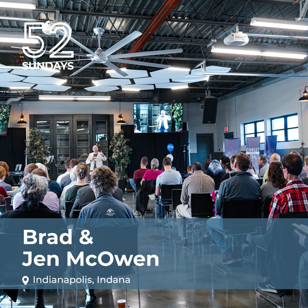 sbcvirginia's tweet photo. Missionaries Brad and Jen McOwen planted a new church in Indianapolis where there are 70,000 lost people within 3 miles. Their Mercy Hill Church is working to meet people and share Christ.
Let’s pray for them.
#52sundays #GospelPartnership #YouAreNotAlone #CooperativeProgram https://t.co/xQ4phyecPa