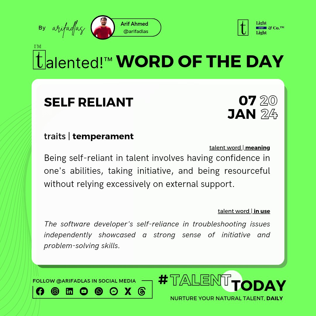arifadlas's tweet photo. Embrace self-reliance, be the captain of your ship. 🚢💪 Take initiative, trust your abilities, and navigate your journey with confidence. 

#TalentToday #ArifAdlas #Hybrid #FutureReady #Talent #Tech #Transformation #ImpactABillionLives #LightoverLight #Choice #TakeTheLeap https://t.co/cvhAc5kG66