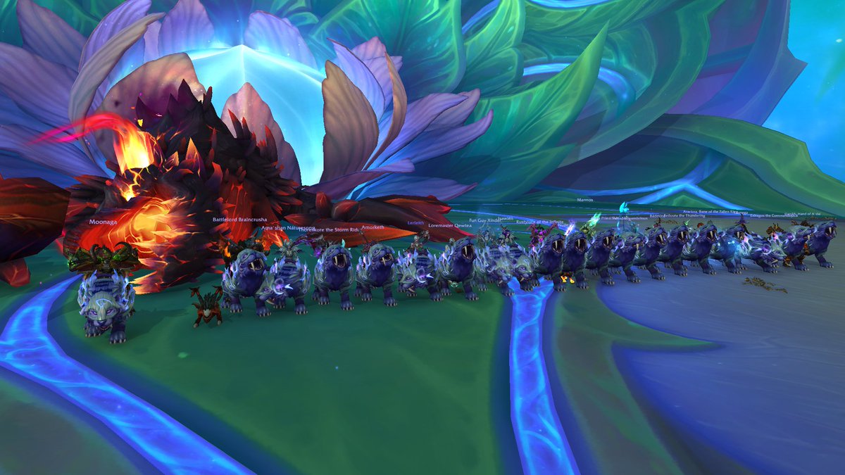 SecondWindGuild's tweet photo. A successful social achievement run for Second Wind, a lovely looking mount and some interesting achievements also! https://t.co/YLjU5AXDOC
