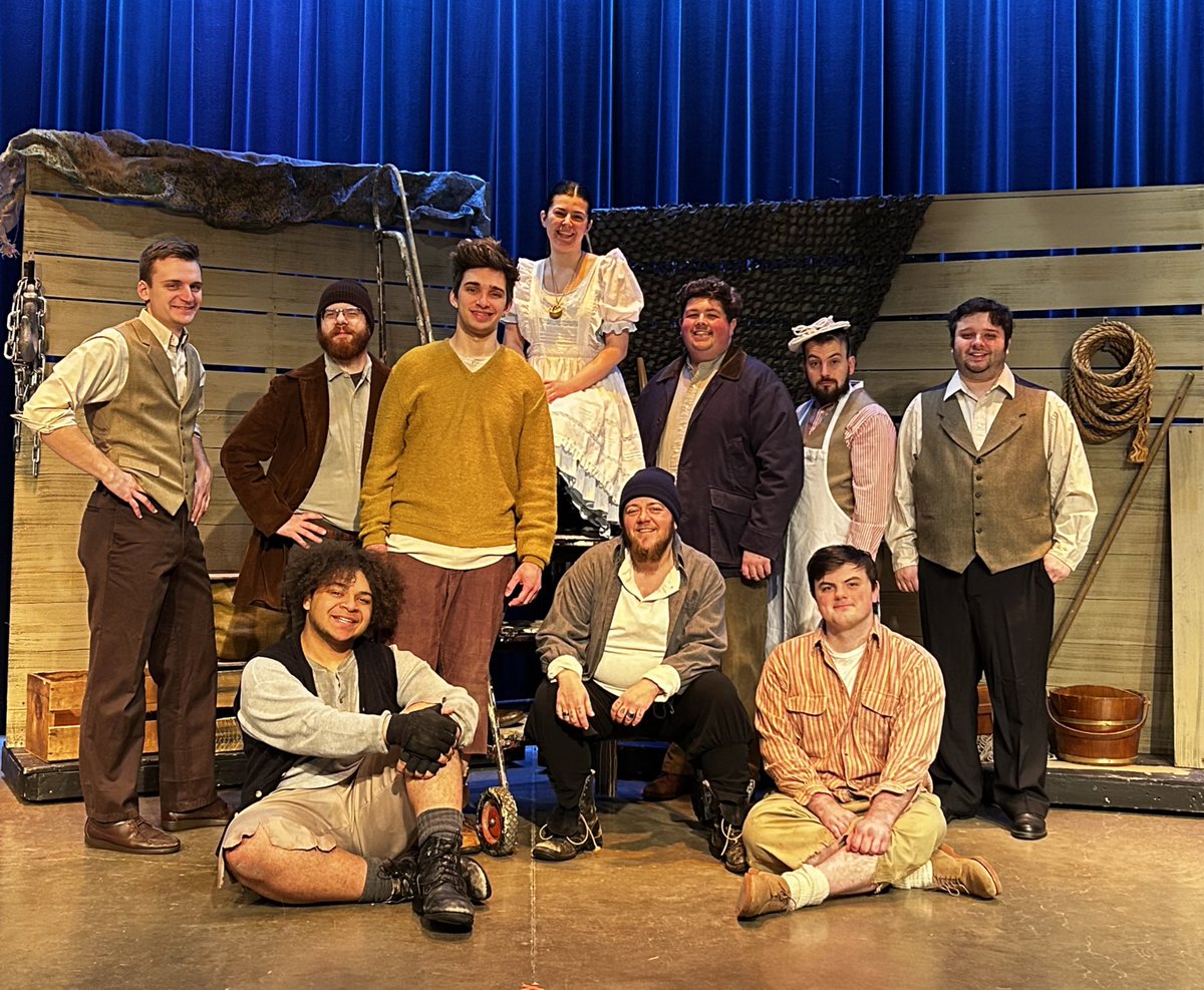 TheatreECCT's tweet photo. Marauding pirates! Jungle tyrants! Unlikely heroes! Catch the final performance of โPeter and the Starcatcherโ today (Sunday, Jan 7) at 1:30 pm. Tickets at https://t.co/KLSxyYJRcT or at the door #ECCT35 #BasedOnTheBook #AdventureAwaits #LastChance https://t.co/cNMzcjZemx