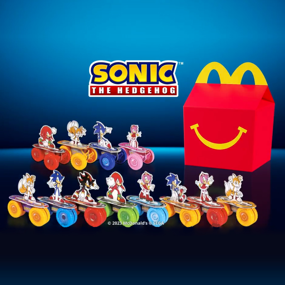 mcdmarbella's tweet photo. Llega a Happy Meal la colección más extrema para comenzar el año... ¡SONIC!

¿El erizo azul?¿Tails?¿Knuckles? ¿Quién será el más rápido? ¡Descúbrelo en tu Happy Meal!

#McDMarbella #McDonalds #Marbella #HappyMeal #Sonic https://t.co/SLupkfvF24
