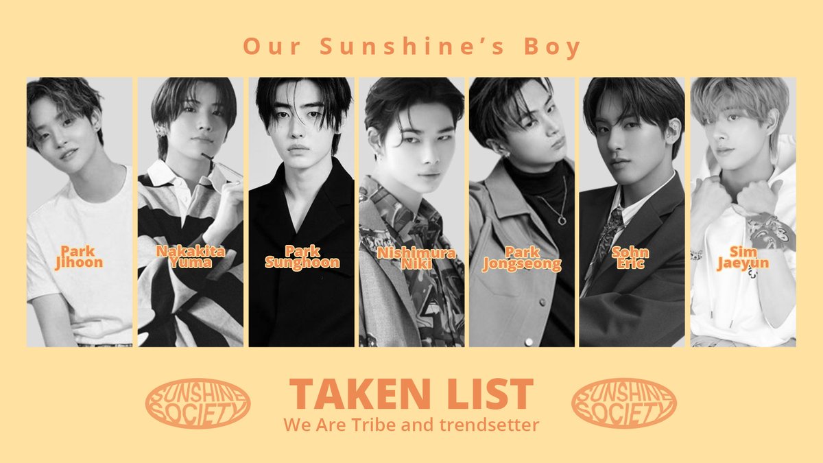 We are coming back, to introduce ourselves 𝐒𝐔𝐍𝐒𝐇𝐈𝐍𝐄 𝐒𝐎𝐂𝐈𝐄𝐓𝐘, we are SQ Liner starting from 2000 until 2005, just looking for a new member. Let's shine with us and become a tribe and trendsetter. 

our takenlist just attached on picture below: