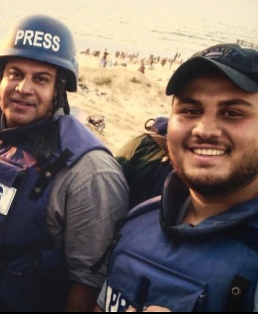 “Hamza was not a part of me, he was all of me. He was the soul of my soul.”

There are no words left to describe the cruelty and evil of Israel’s crimes anymore. First they murdered the wife, 2 kids, and grandchild of Wael El-Dahdouh while he was reporting on air. Then he himself