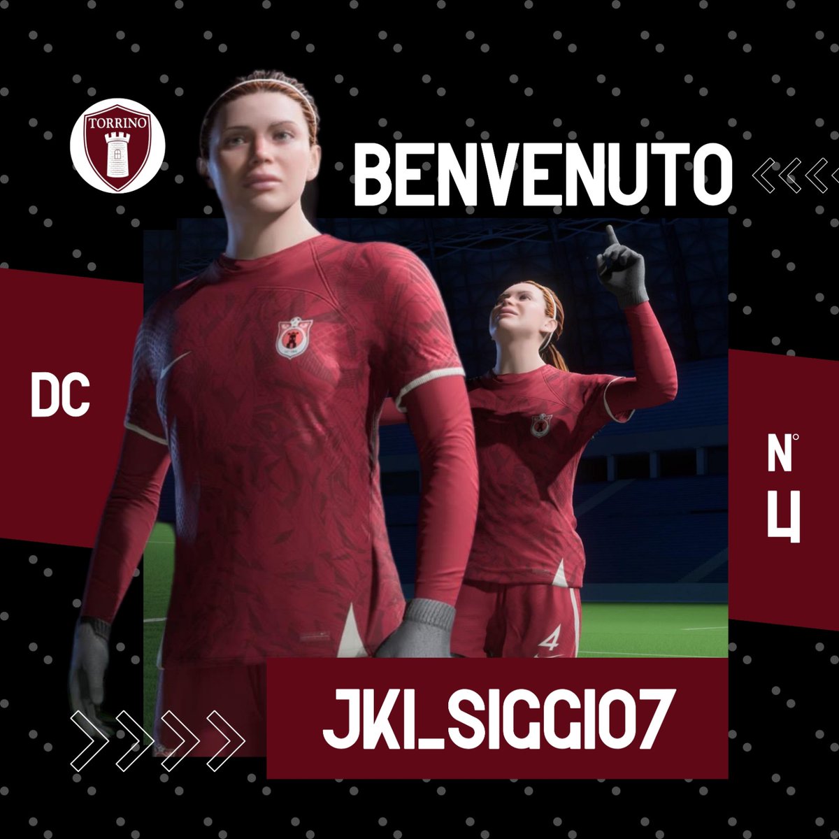 🔴 COMUNICATO UFFICIALE 🔴

Siamo lieti di presentare il nostro secondo acquisto di questa sessione di mercato. ✍️

Benvenuto @siggi16032007 ❤️🤍

#gotorrino

🎨 <a href="/xORamboO/">xORamboO</a>