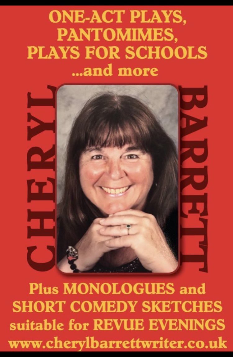 cheryl_jazz's tweet photo. Have I got news for you. I have over 120 published scripts of various length. I’ve had such lovely feedback from drama societies, especially those who staged my pantomimes, one act plays and comedy murder mysteries. @DramaGroups @LazyBeeScripts https://t.co/6WJZF1QUpZ