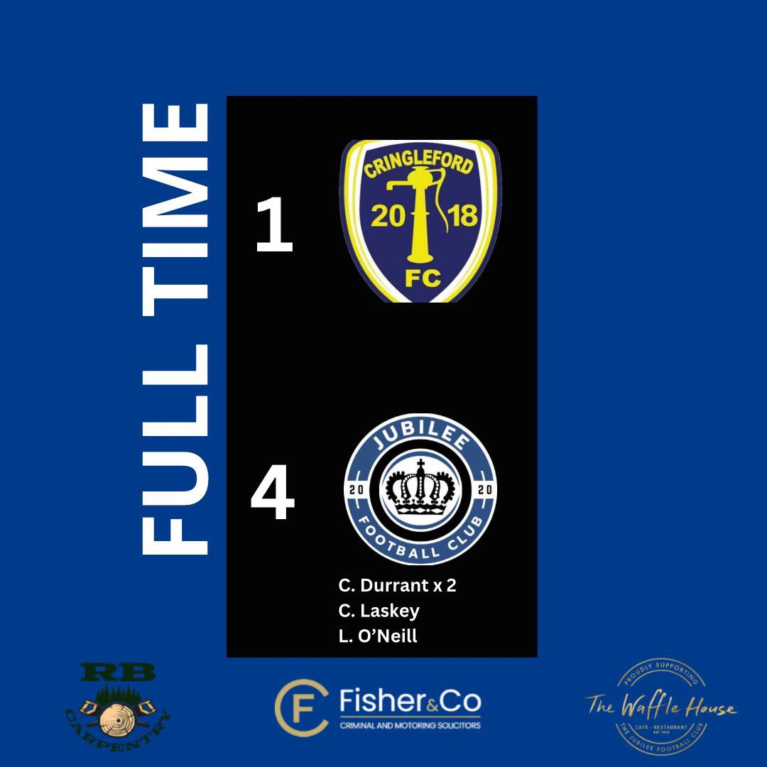 🔵⚫️ FULL TIME ⚫️🔵 What a fucking performance. And we’re into the next round… We beat a good @CringlefordFc side 4-1 in what was a very entertaining game. Goals from Con x2, Luke & Lask got us the deserved W MoM was the better Gregory and thanks to their gaffer for the 📸