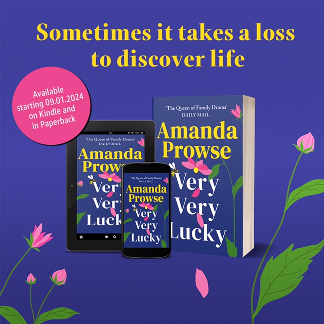 Mrs Amanda Prowse (@mrsamandaprowse) on Twitter photo My 30th novel 'Very Very Lucky' will be released in the early hours this Tuesday 9th January.  If you fancy pre-ordering it, you can check out the blurb for this one and reviews for the other 29 novels here... 
bit.ly/VeryVeryLucky   Much love, Amanda Xx My 30th novel 'Very Very Lucky' will be released in the early hours this Tuesday 9th January.  If you fancy pre-ordering it, you can check out the blurb for this one and reviews for the other 29 novels here... 
bit.ly/VeryVeryLucky   Much love, Amanda Xx