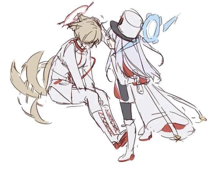 #ブルアカ
#ブルーアーカイブ 
#連河チェリノ
#池倉マリナ 