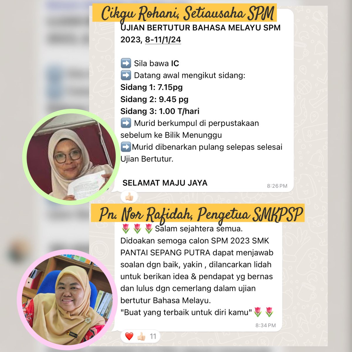 SemestraNet's tweet photo. Ujian Bertutur Bahasa Melayu SPM 2023/2024.
Doakan semoga mereka cemerlang👍 https://t.co/UIn5Ftd48o