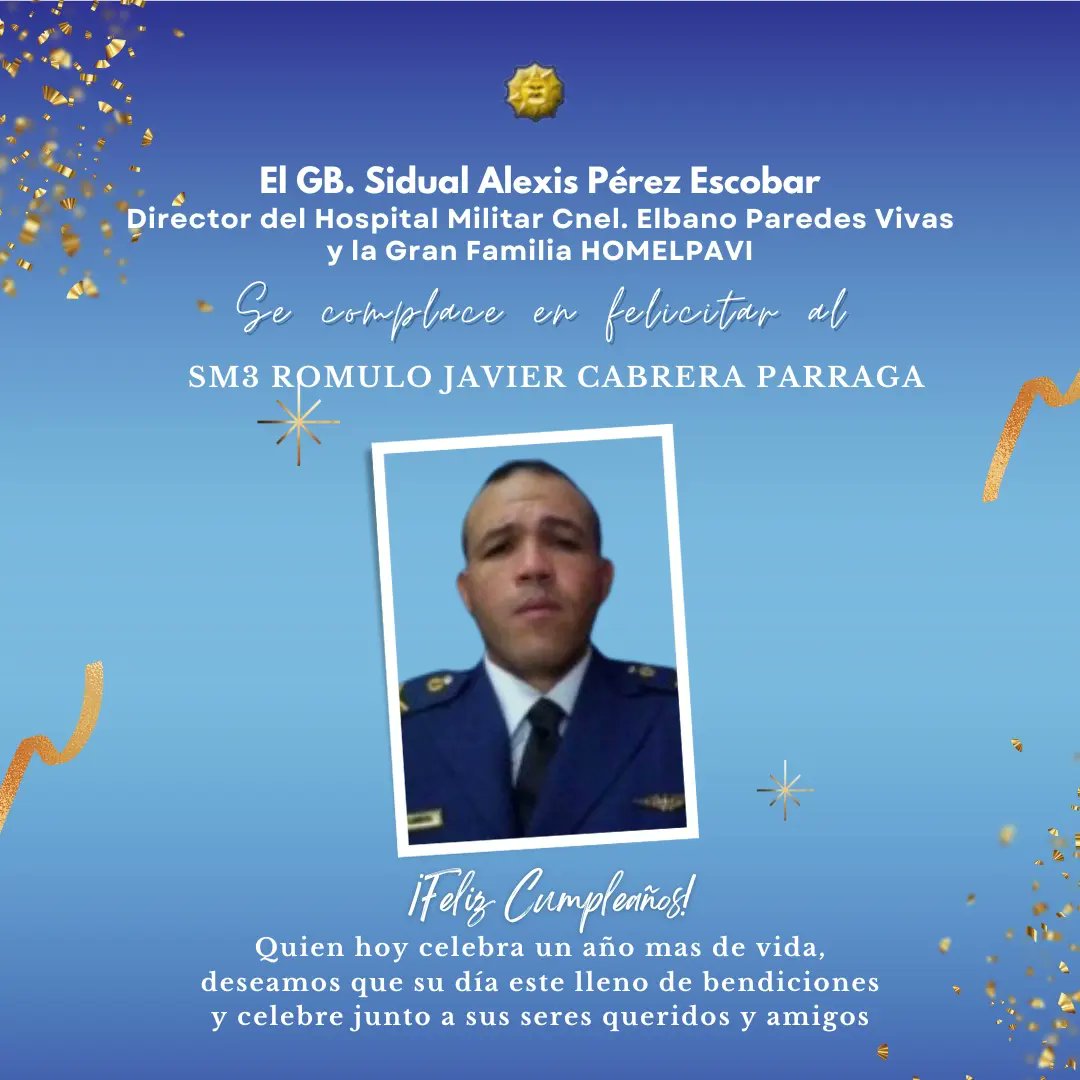 hospimilAragua's tweet photo. #7Ene || El Ciudadano GB. Sidual Alexis Pérez Escobar, junto a la gran familia Homelpavi se complacen en felicitar a los cumpleañeros en su día por celebrar un año más de vida.

¡Feliz Cumpleaños!

#EncrucijadaDeSalud
#FelizCumpleaños
#CumpleañerosHomelpavi https://t.co/YVZA9V9h5v